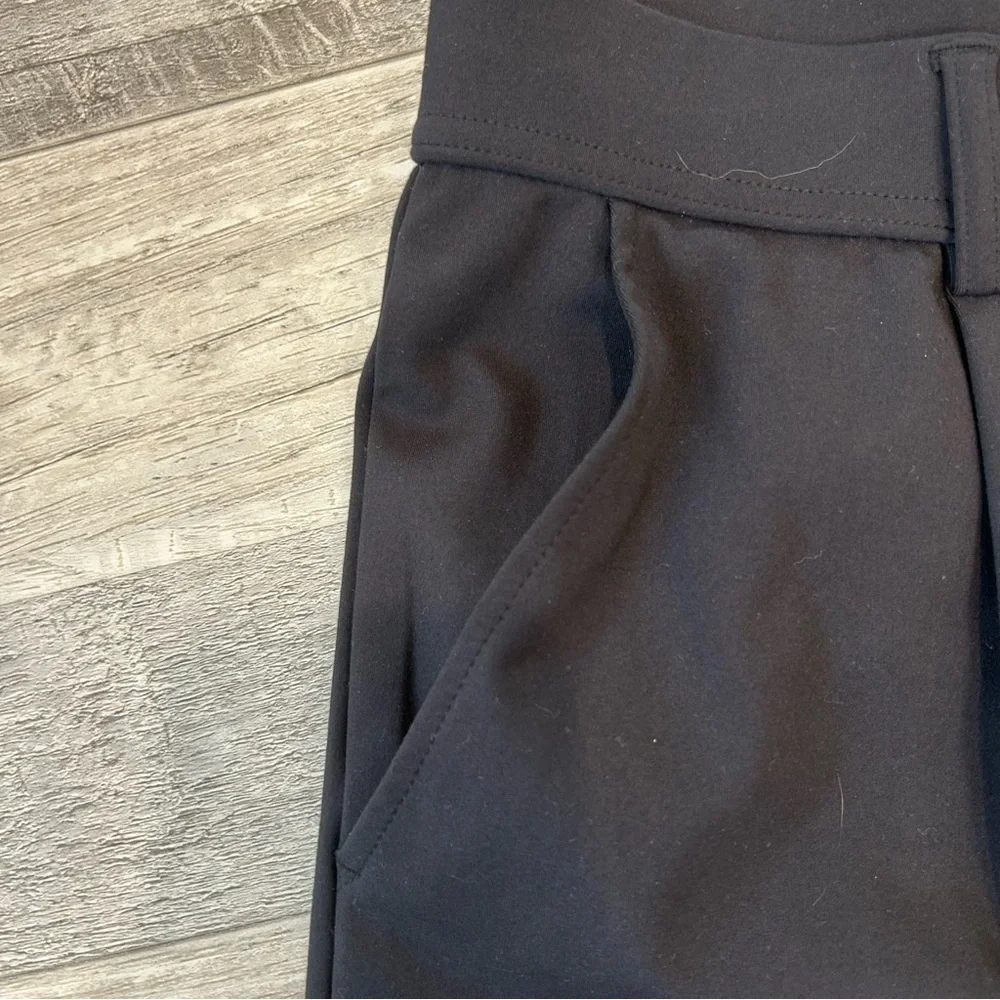 Halara Black Wide Leg Pull On Pants Women's Size XL Tall Stretch O29